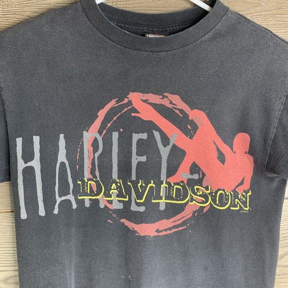 Harley Davidson San Jacinto Pasadena Texas  Medium Black T-Shirt  2012 - Picture 3 of 9